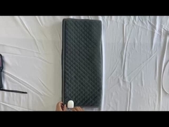 灰色の黒の電動毛布