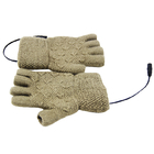 女性のために暖まる冬の再充電可能な熱くするFingerless手袋