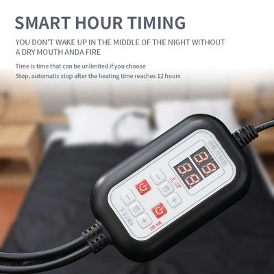 オーバーヒート保護付きのカスタマイズ可能な洗える電気暖かい毛布