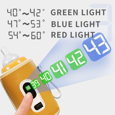 移動中の栄養ソリューションのためのポータブルで汎用的なベビーボトル暖房機
