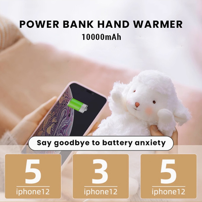 電気ハンドウォーター クリスマス人形 10000mAh USB 再充電電源暖房 携帯寝室 RV 屋外庭園用