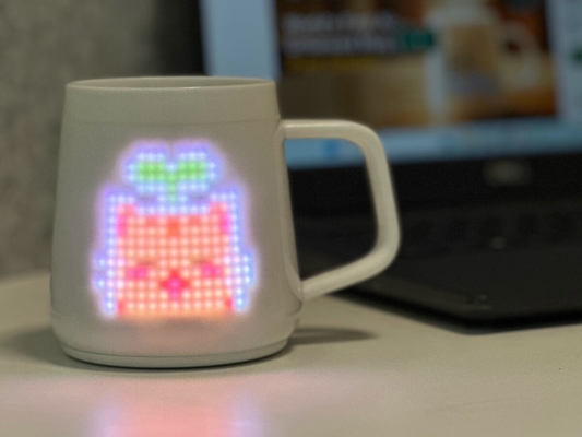 母の日 オーダーメイド ギフトセット ピクセルディスプレイ付き AI強化セラミックカップ モダンデザイン ギフト