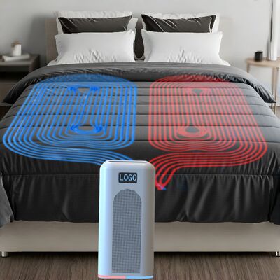 温度を正確に調節し,深い睡眠の快適さを向上させるため,二重ゾーン気候制御システムを持つ冷却毛布