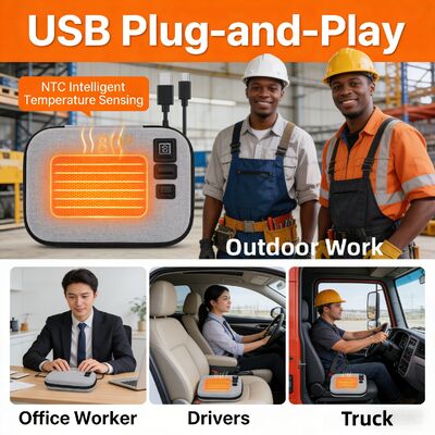 食品グレードのアルミホイル裏地とUSB電源加熱技術を備えた、いつでも使えるポータブル折りたたみ式食品加熱バッグ