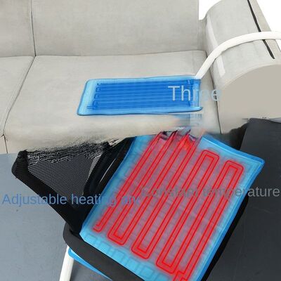 Electric Dog Bed with PTC Heating Cooling System Eco-friendly Overheat Protection All-season Household Cooling Mat for Cats Dogs