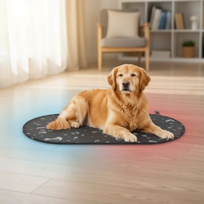 PTC暖房・冷却システム付きの電気犬ベッド 環境に優しい過熱防止 猫と犬のための全季節ペット冷却マット