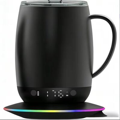 ポータブル デジタル スタイルの コーヒー カップ 暖房 温度 制御 自熱 工場 設計 開発 500ml 容量