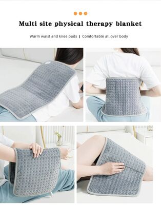 Electric Heated Pad practical heating furnishing for home office or bedside providing gentle heat to improve comfort levels