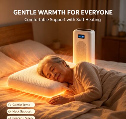 電動暖房枕 コンパクトで簡単に置く枕 快適な休憩と睡眠をサポートする自動温度調整