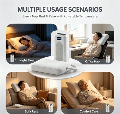 電動暖房枕 コンパクトで簡単に置く枕 快適な休憩と睡眠をサポートする自動温度調整