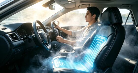 自動車用水冷却式暖房座席のクッション 12ボルト車両システムで安全な消費量で一貫した温度調節を提供する