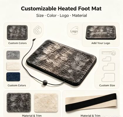 Drying Foot Mat Featuring Gentle Heating and Moisture Evaporation to End Cold Damp Feet Troubles Perfect for Daily Leisure