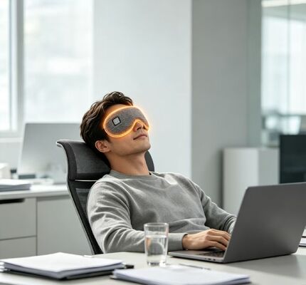 ユニセックス加熱アイマスク、USB充電式ソフトニット生地サーマルアイマスク、温度調節可能な温湿布アイマスク、目の疲れを和らげます、男性、女性、ホームオフィス、旅行用