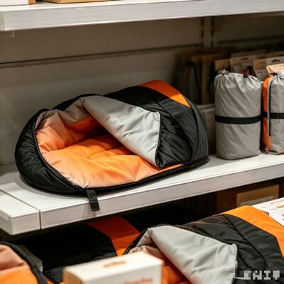 折りたたむポータブル暖かい犬用寝袋 持ち運びと保管が簡単 温度を3レベル調節できる 防水・防擦 ペット用寝袋 CE FCC ROHS認証