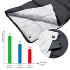 キャンプ用USBグラフェン電気加熱パッド寝袋195×75cmサイズ