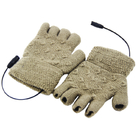 5W冬の洗濯できる電気熱くするFingerless手袋の遠赤外線Usb