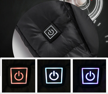 USB 電動加熱服 グラフェン加熱パネル 男性用 冬服 電動ベスト
