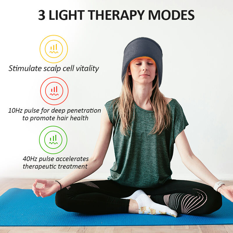 660nm ヘア成長キャップ LED赤光療法 270 LED赤光とレーザー療法キャップ