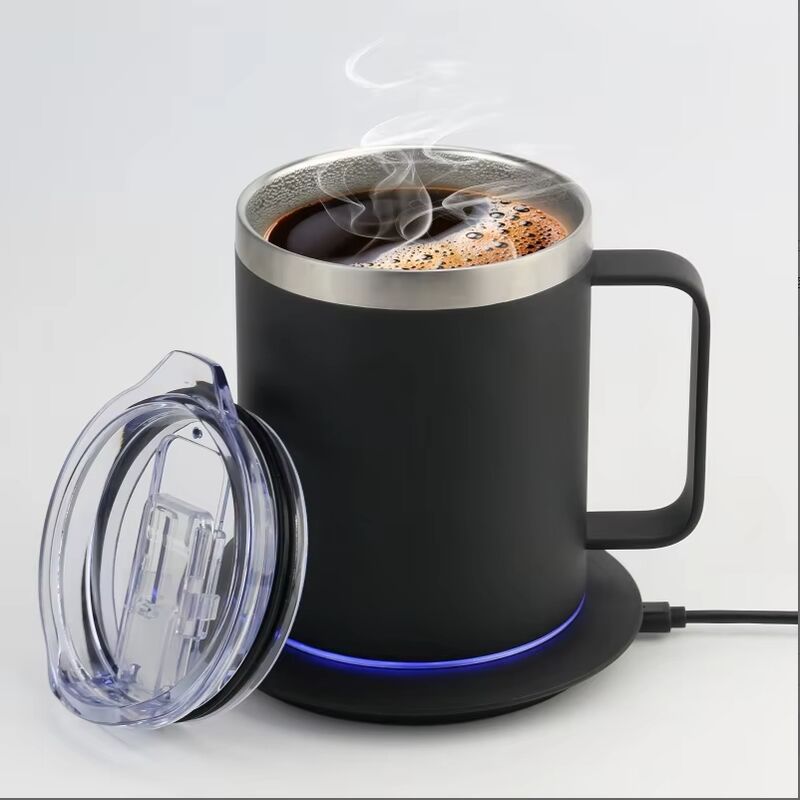 卸売 ポータブル 自熱カップ 5000 MAh バッテリー 18oz カフェウォーター 充電式 自熱旅行カップ オフィス用