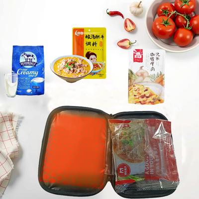 食品安全内装と耐久性のあるオックスフォード布の持ち運び可能な食品加熱袋 ベントボックスと赤ちゃんボトルを暖める