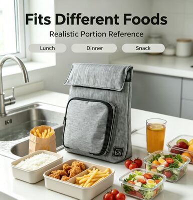 多食対応の電動ランチヒーターバッグ,USB防水食品温め器 異なる食品の種類を保持する,3レベル50-59°C温度制御,洗える取り除く充電 露天旅行のための漏れ防止